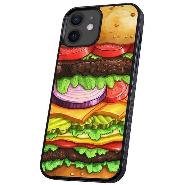 iPhone 12/12 Pro - Deksel/Mobildeksel Hamburger