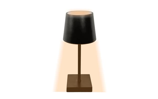 Bordlampe LED dæmpbar genopladelig sort