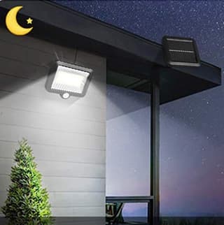 LED-aurinkokennovalaisin sensorilla