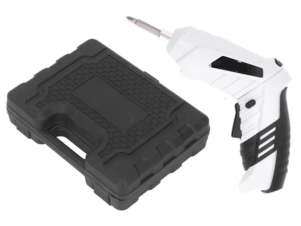 Skrutrekker mini - 45 deler med bits og USB-lading