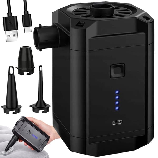 Elektrisk pump batteridriven 3 munstycken LED