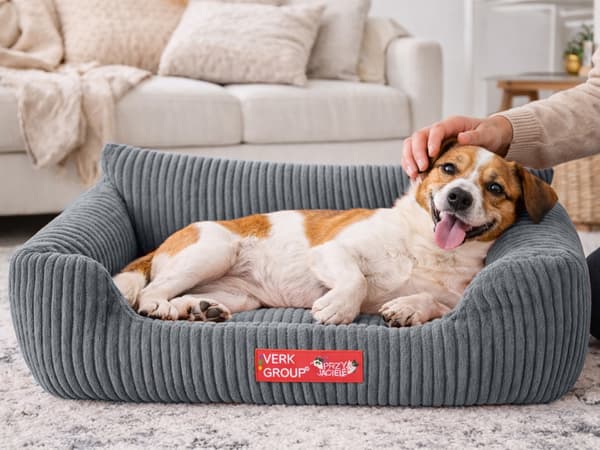 Hunde- og kattseng liten sklisikker
