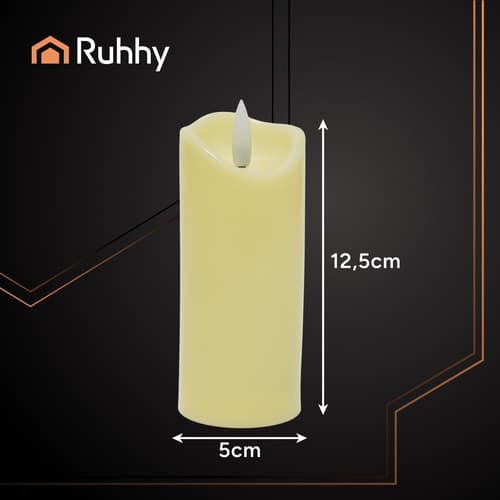 LED-ljus 12,5×5 cm - 4 st