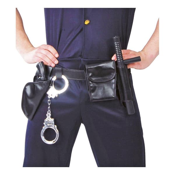 Polis Tillbehörsbälte / Utrustningsbälte - Halloween & Maskerad