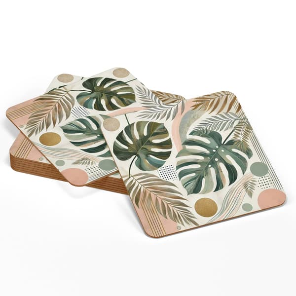 4-Pak - Glasbrikker Planter - Underlag til Glas