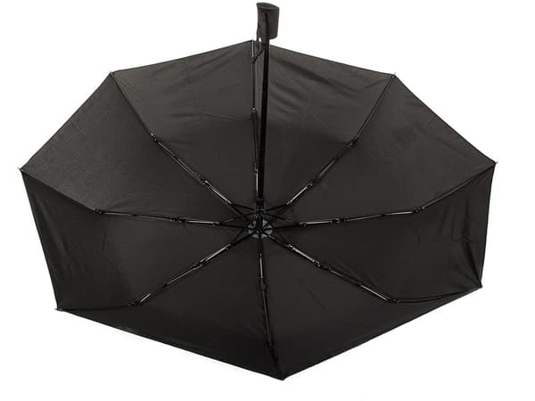 Paraply sammenklappeligt paraply automatisk sort unisex