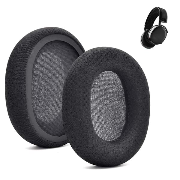 Øreputer til SteelSeries Arctis 1 3 5 7 9 Pro – Erstatningsputer - Svart