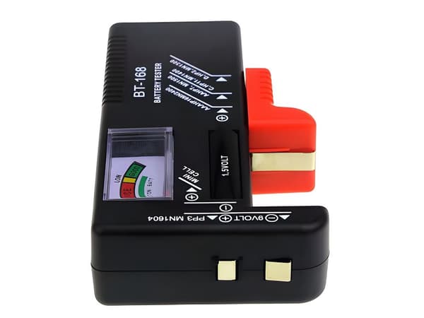 Batteritester analog til AA AAA 9V C D