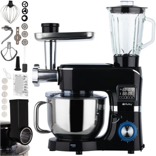 Matberedare med Värme & Köttkvarn / Mixer - 2000W