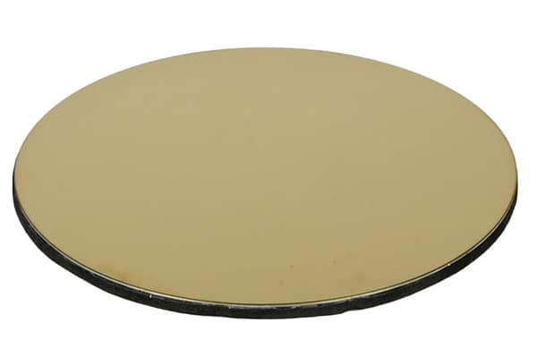 Glasbrikker guld rustfrit stål 8,5 cm 6 stk med holder