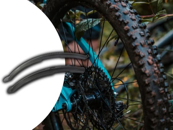 Cykelskærme 2-pak - Universelle, sorte 24-29 tommer