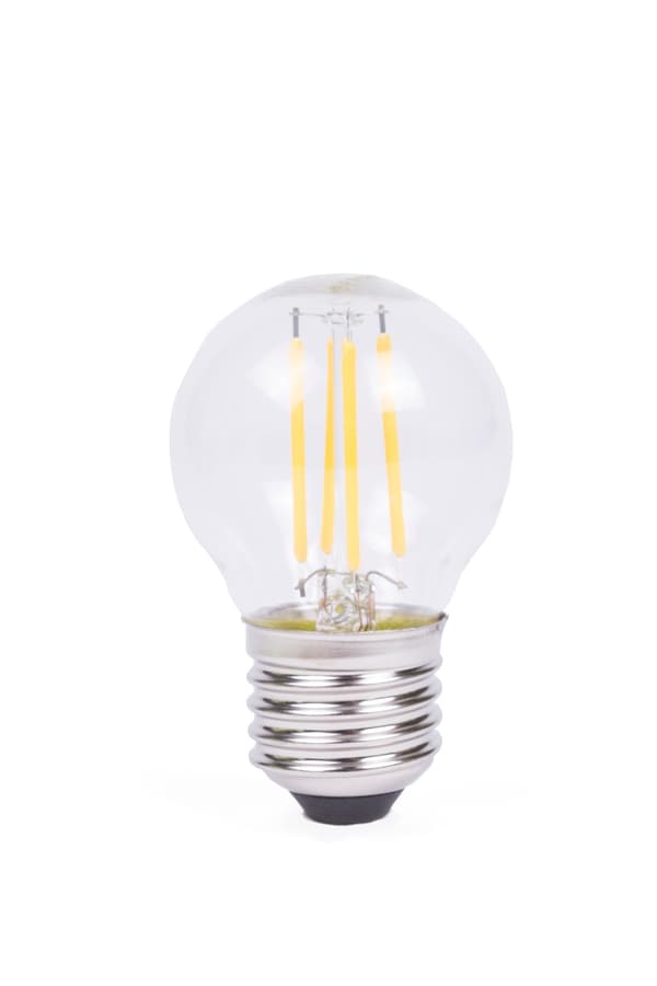 LED-filamenttilamppu G45 4 W E27 himmennettävä