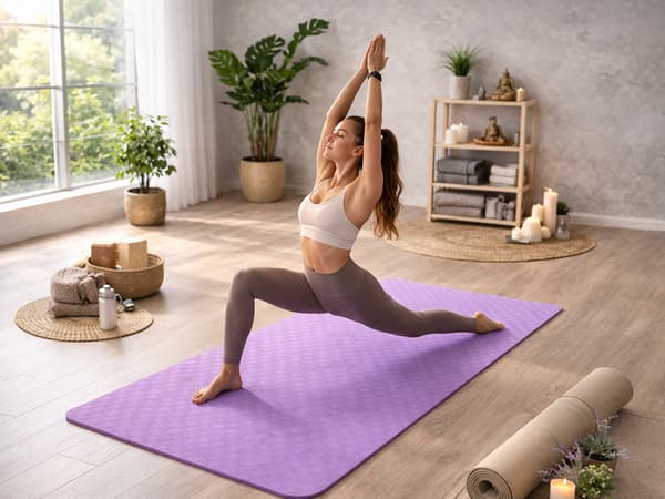 Yogamatta 190 cm tjock