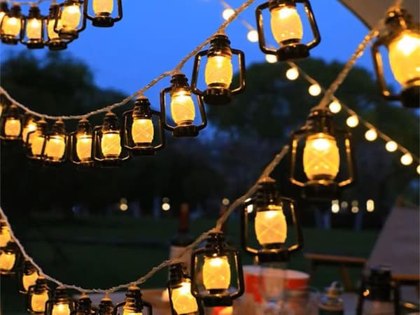 Solcellsslinga LED lyktor