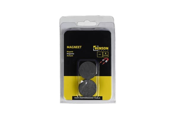 Magnet 25 mm 6 stk rund