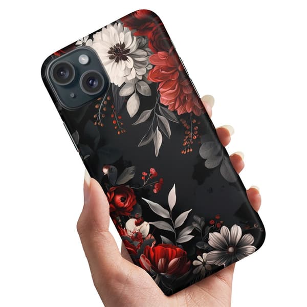 Deksel / Mobildeksel til iPhone 15 - Flowers
