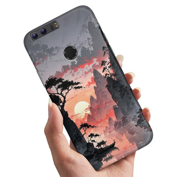 Deksel / Mobildeksel til Huawei Honor 8 - Sunset