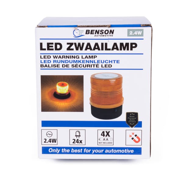 LED-advarselslampe orange 2,4 W