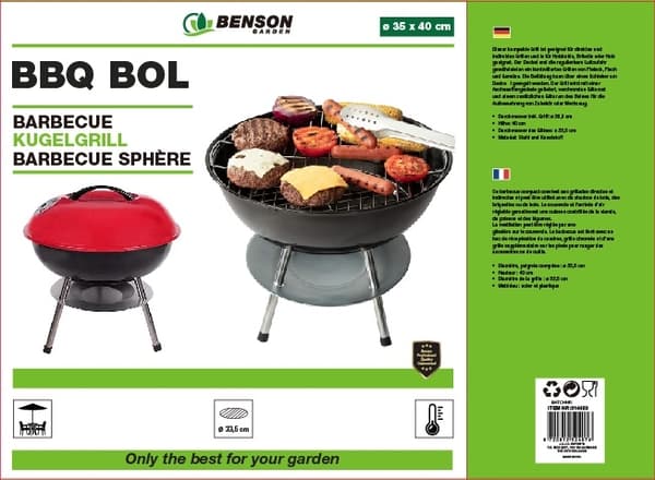 Grill / Kullgrill - 70x44x41 cm