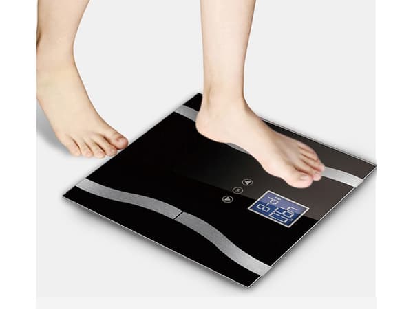 180 kg analytisk LCD-badevægt