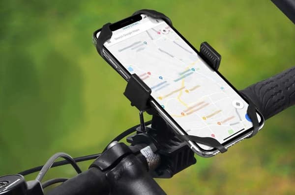 Mobilholder til Cykel - Fastgøres til styret