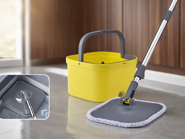 Moppisetti 360° ämpäri 2 mikrokuitua