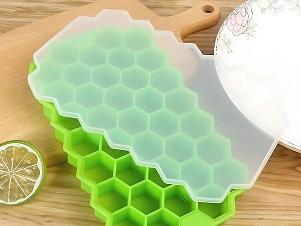 Silikoneform til isterninger 37-kubers - Sekskantet design