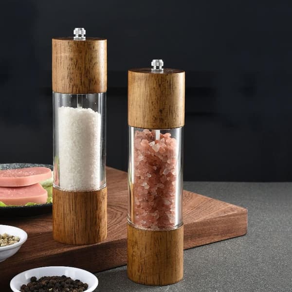 Salt- och Pepparkvarn i Trä – 2-pack
