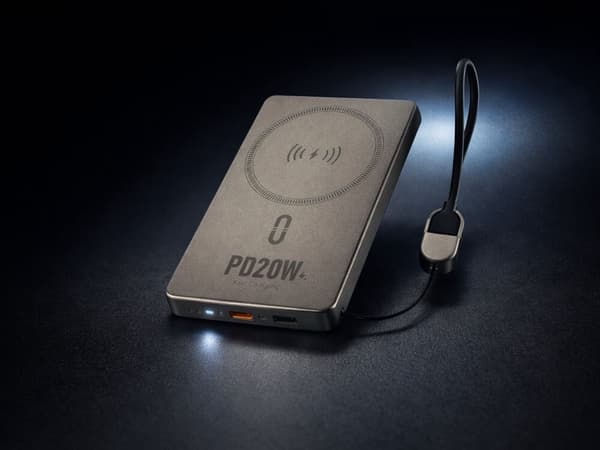 Powerbank 5000 mAh hurtiglading 20W trådløs