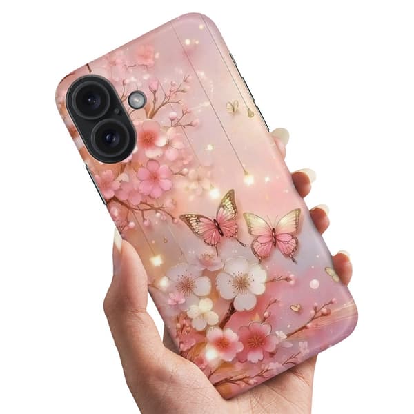 Deksel / Mobildeksel til iPhone 17 - Flowers & Butterflies