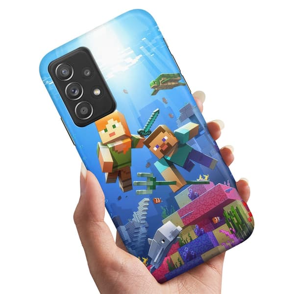 Deksel / Mobildeksel til Samsung Galaxy A13 4G - Minecraft