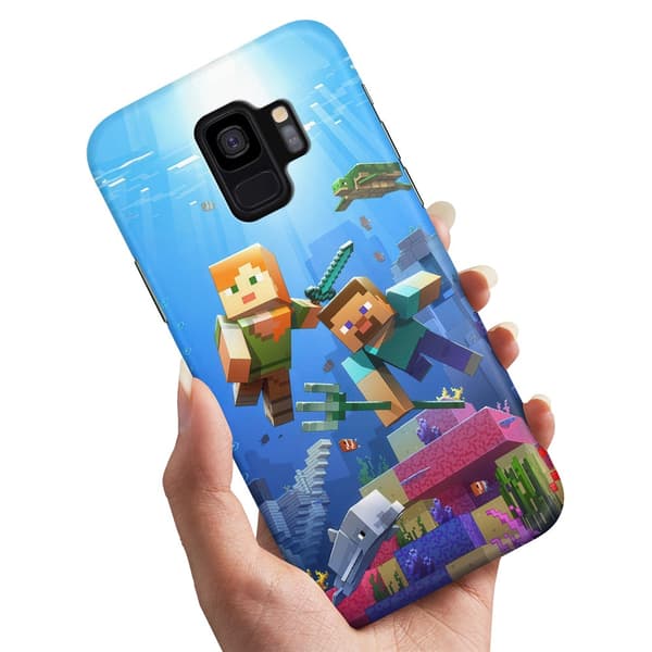 Deksel / Mobildeksel til Samsung Galaxy S9 - Minecraft