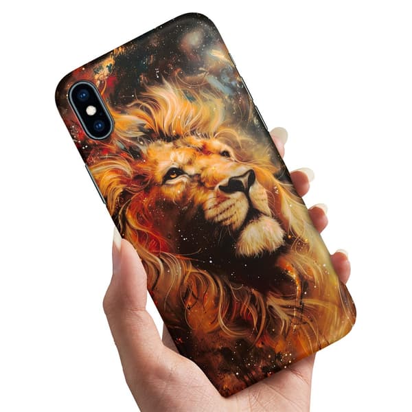 Deksel / Mobildeksel til iPhone X / XS - Lion