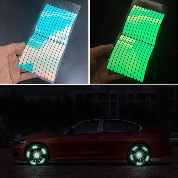 20-Pak - Selvlysende Dekaler til Bil - Glow in the Dark