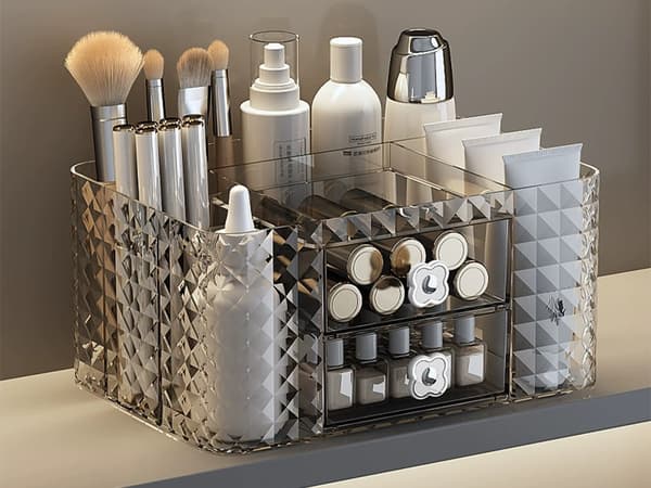 Makeup organizer skuffe smykker badeværelse skrivebord