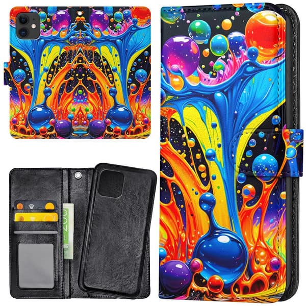 iPhone 11 - Lommebok Deksel Abstract