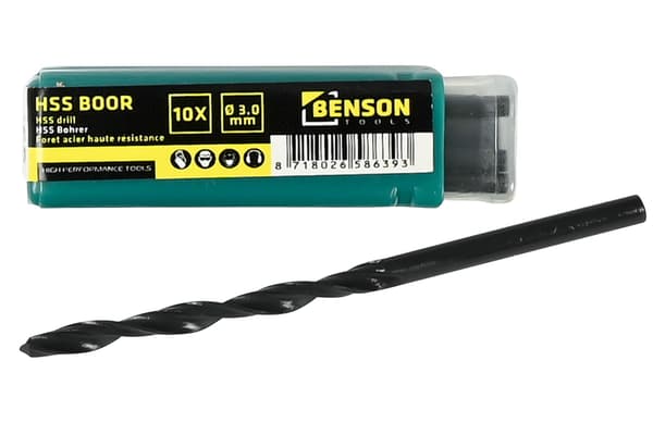 HSS-bor 3,0 mm 10 stk