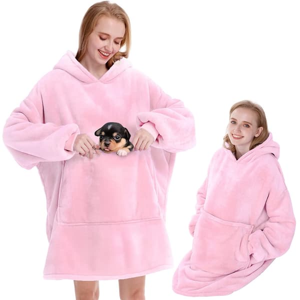 Oversized-Huppari Hupulla – Peitto - LightPink