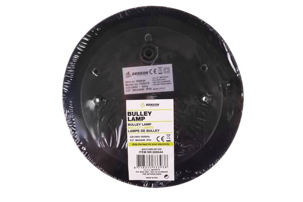Lampa Bulleye pyöreä musta