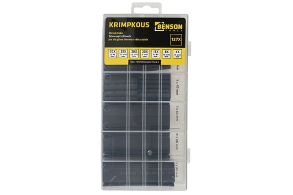 Kutistesukka 127 osaa musta
