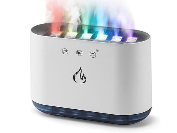 Luftfugter LED - Diffuser med RGB-lys og 6 dyser