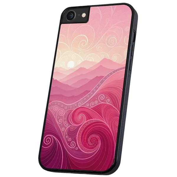 iPhone 6/7/8 Plus - Deksel/Mobildeksel Pink Hills