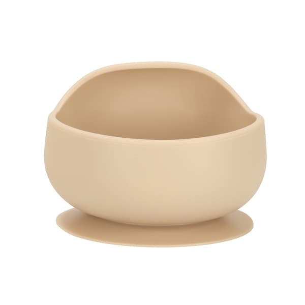 Barnservis / Barnbestick i Silikon - 8-delar - Beige