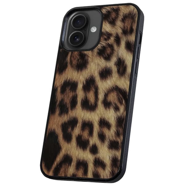 iPhone 16 Plus - Cover/Mobilcover Leopard