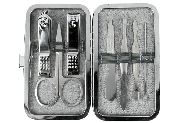 Manicure sæt 7 dele hvid
