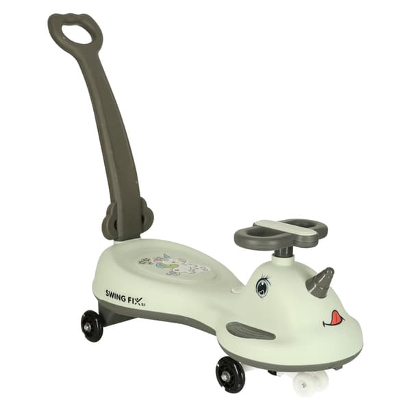 Kävelyauto kahvalla - Harmaa