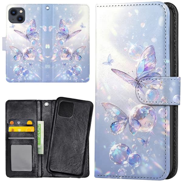 iPhone 13 - Lommebok Deksel Butterflies