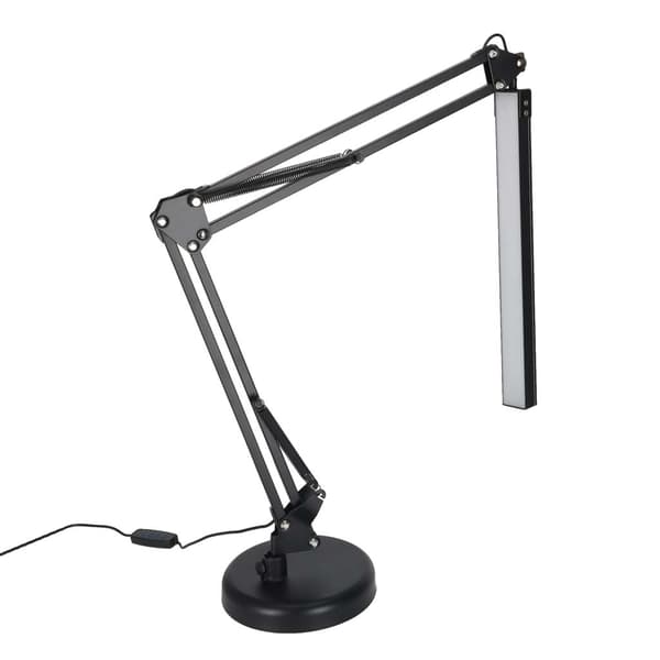 LED skrivebordslampe med klemme USB
