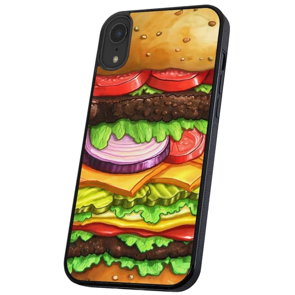 iPhone XR - Deksel/Mobildeksel Hamburger