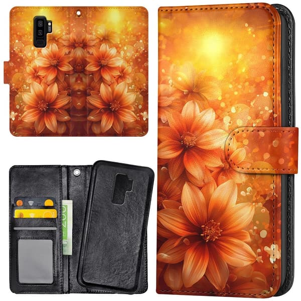 Samsung Galaxy S9 Plus - Lommebok Deksel Flowers